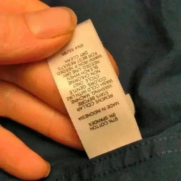 Express Dark Teal Fitted M2K Button Down Shirt - Picture 4 of 4